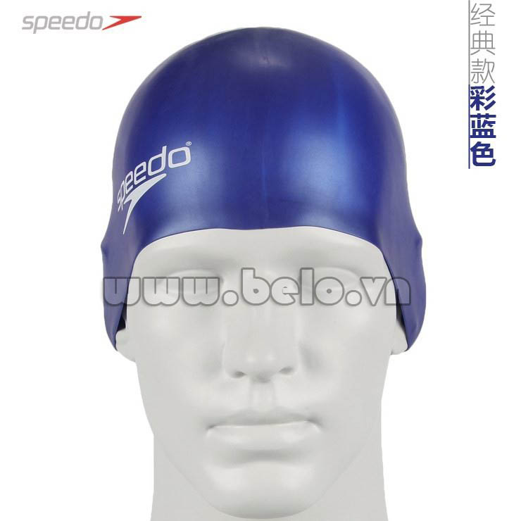 Mũ bơi chính hãng speedo màu xanh  dương  MB18